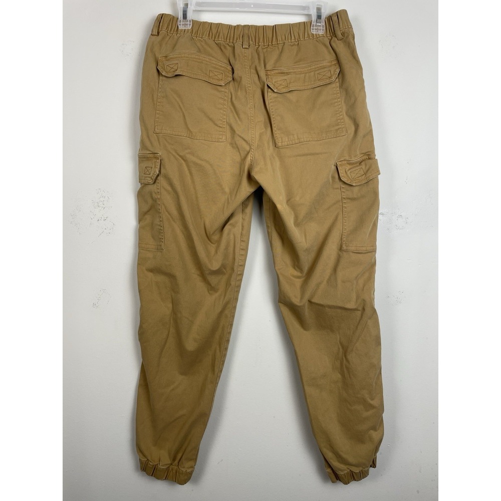 Bearbottom Cargo Joggers Men Large 32 Tan Khaki Brown Stretch Pants Outdoor READ - Picture 3 of 8